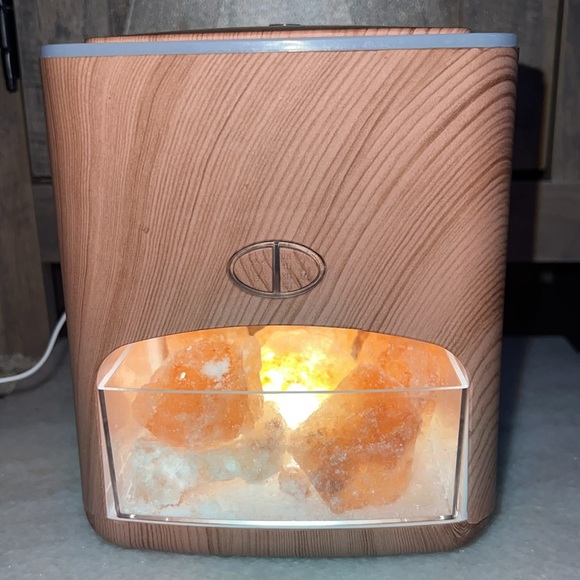 Himalayan Pink Salt Diffuser - 2-in-1 Therapeutic Device - Picture 2 of 8